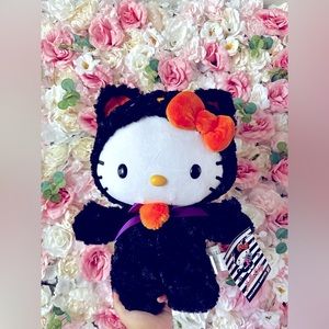 Halloween black cat Hello Kitty Greeter
